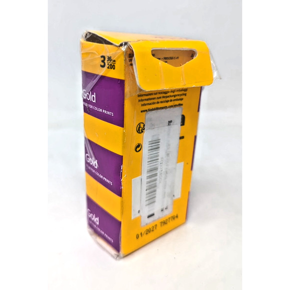 A pack of 3 Kodak Gold 200 35mm Colour Film Rolls with 36 photos on each roll - Picture 2 of 2